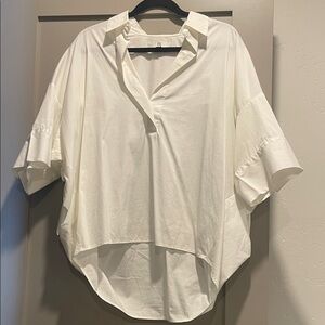 Banana Republic Cream Button Down Shirt